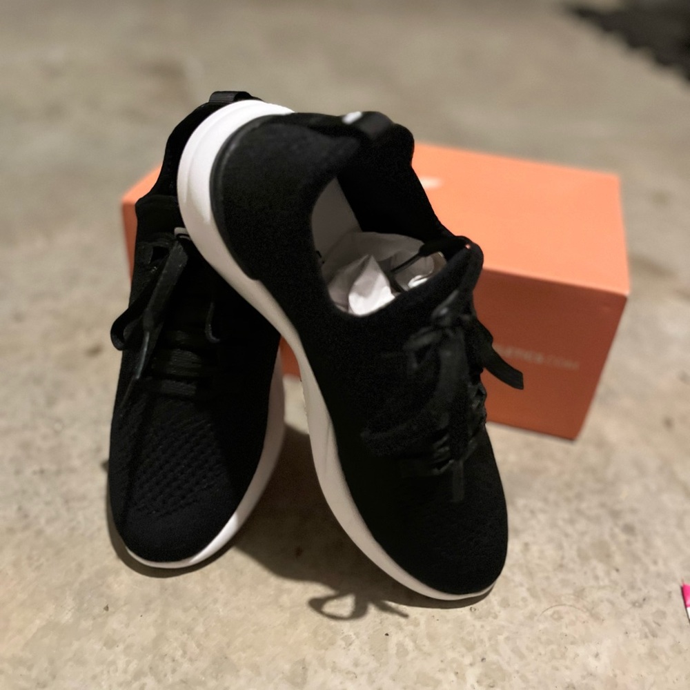 Fabletics Black and White Sneakers Sleek Modern Design
